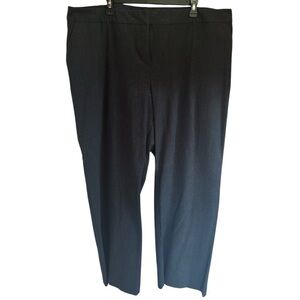 Fashion Bug Plus Size Woman’s 24W Black and Grey Pin Striped Trouser Pants